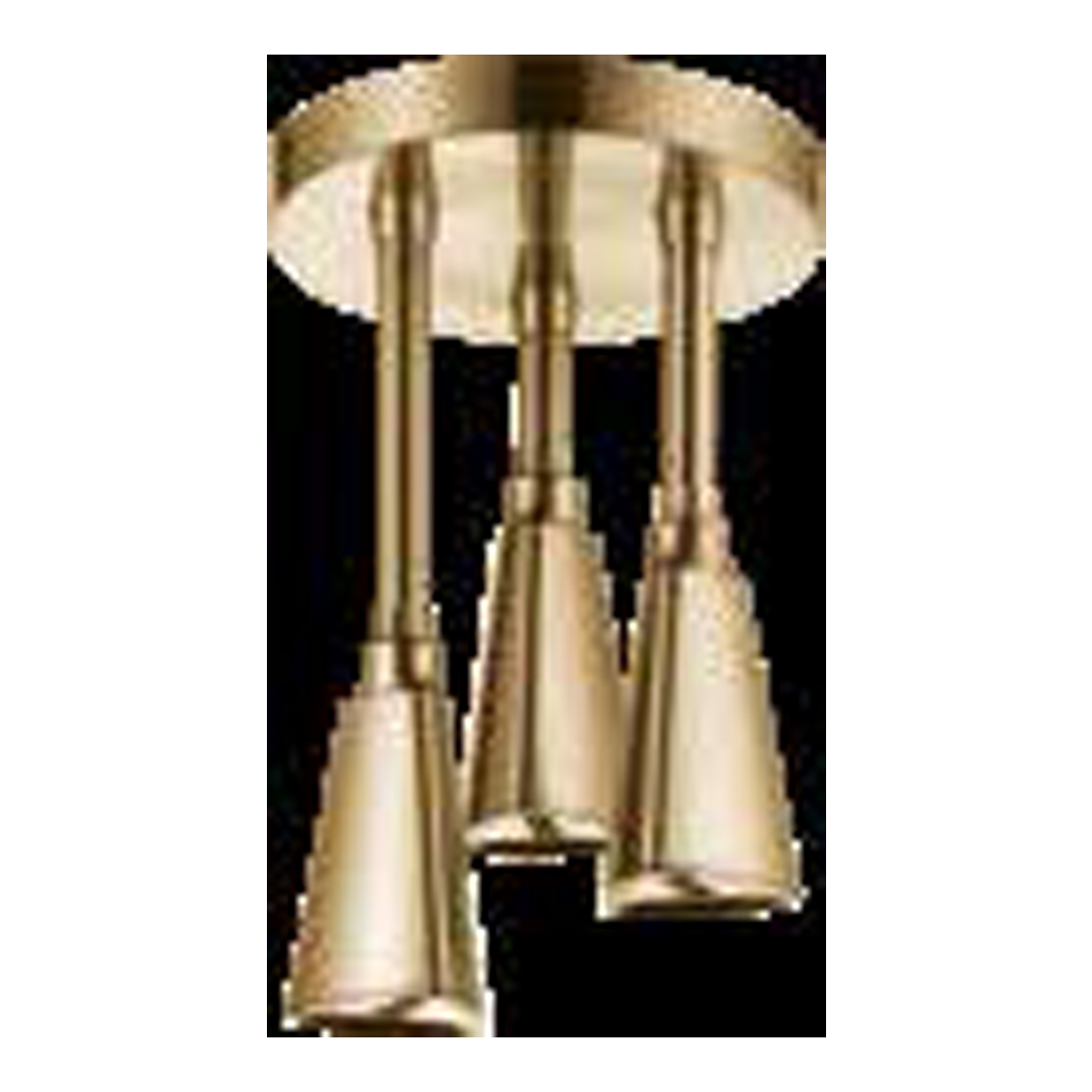 Delta H2Okinetic Pendant Showerhead - CZ